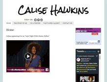 Tablet Screenshot of calisehawkins.com